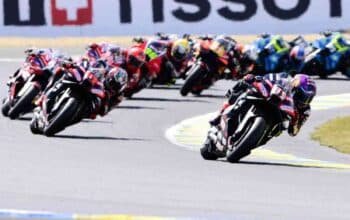 Melesat dari Posisi Delapan, Jorge Martin Rajai Sprint Race Le Mans Saat Marc Marquez Terpelanting