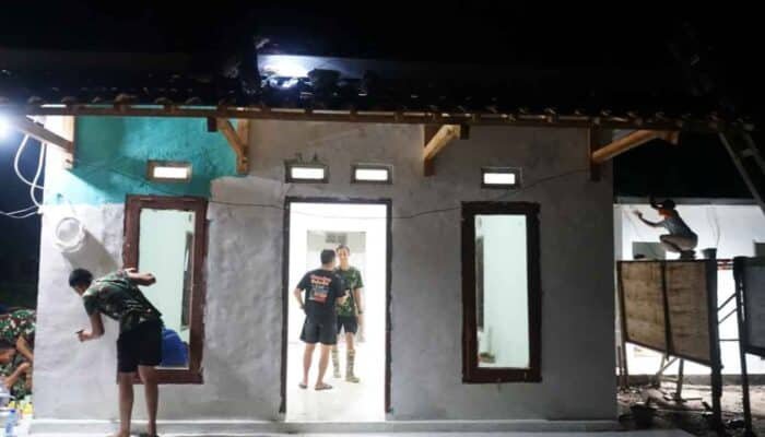 Membasuh Sisa Semen di Tiga Hari Terakhir Bakti TMMD OKI