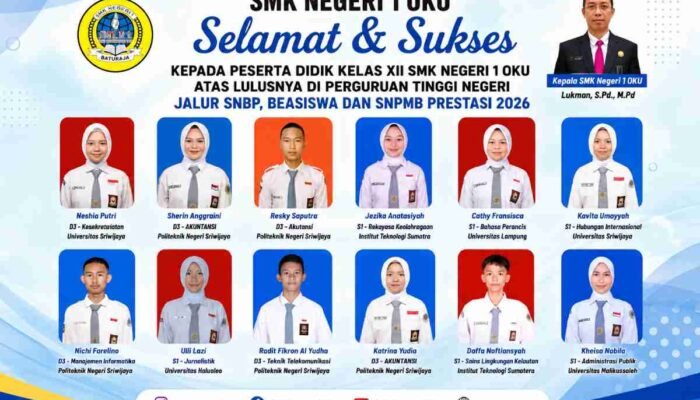 Membuka Banyak Pintu Masa Depan, Cara SMK Negeri 1 OKU Mengikis Stigma Kelas Dua di Menara Gading Akademik