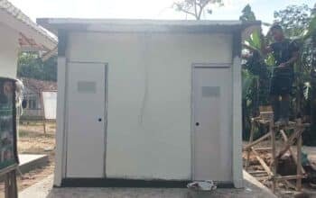 Memutus Rantai Sanitasi Buruk, Lima Unit MCK TMMD di OKI Memasuki Tahap Akhir