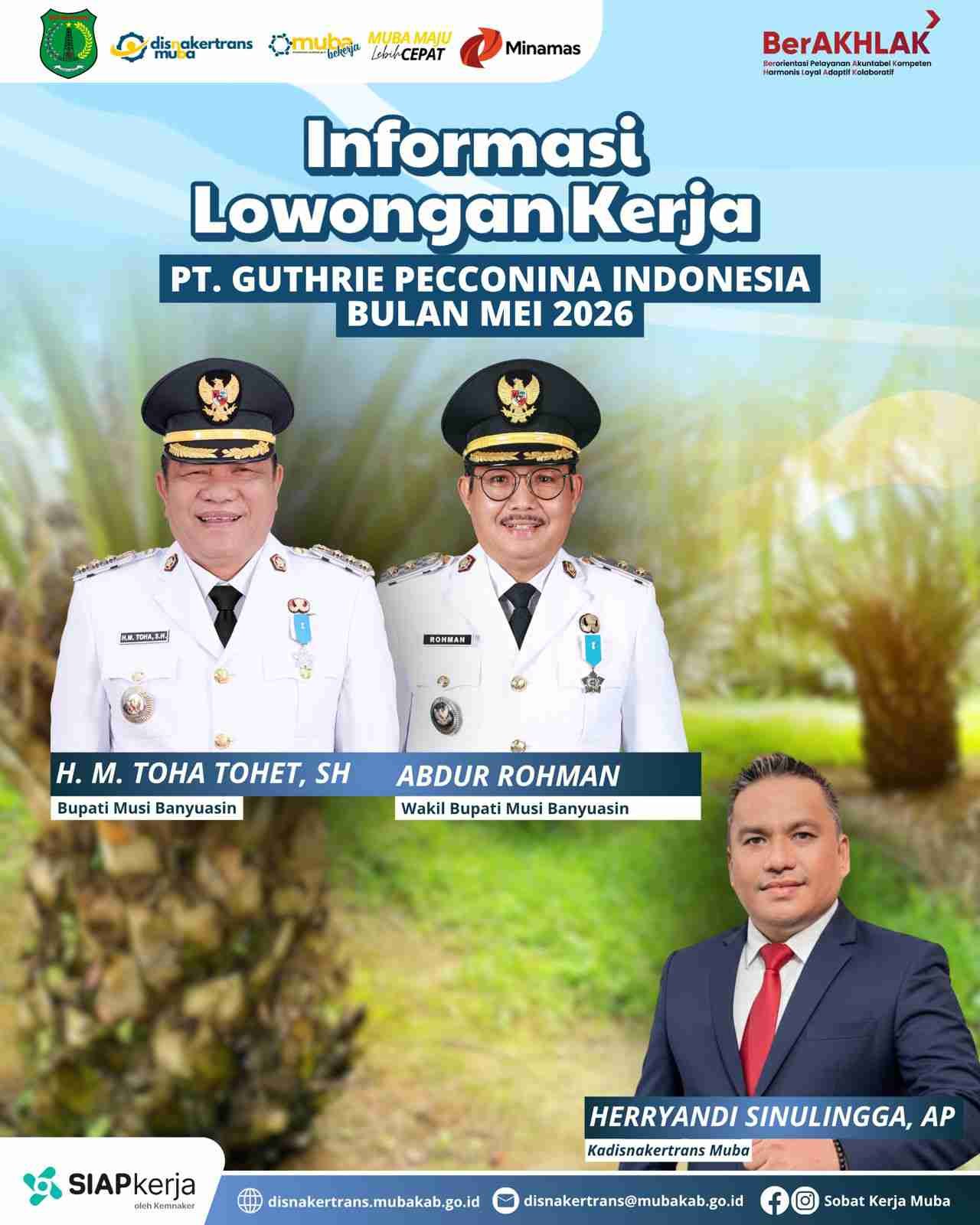 Muba Larang Warga Lokal Jadi Penonton di Tengah Masifnya Industri