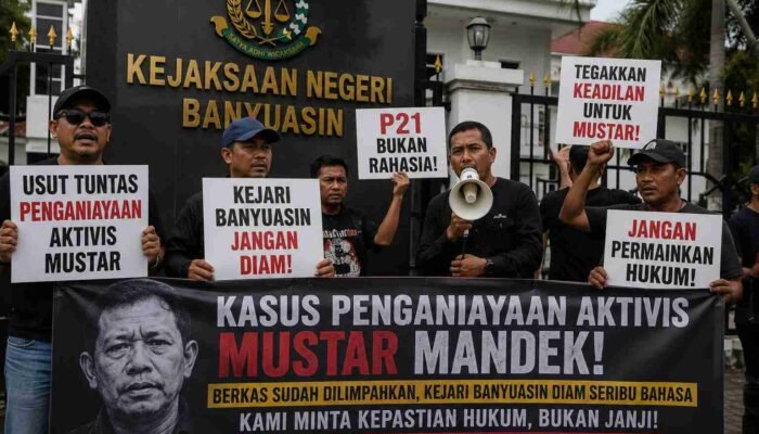 Penanganan Kasus Penganiayaan Aktivis Mustar Mandek, Kejari Banyuasin Terancam Didemo Massa