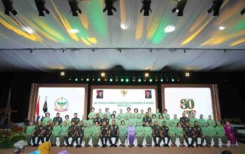 Persit PD II/Sriwijaya Borong Penghargaan dan Pesona Tapis di Jakarta