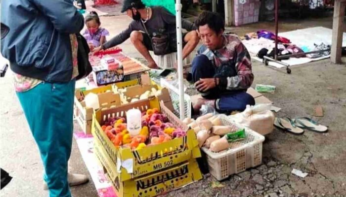 Risiko Kematian Meningkat, Pedagang Anak Ayam di Pasar Terusan Siasati Cuaca Ekstrem