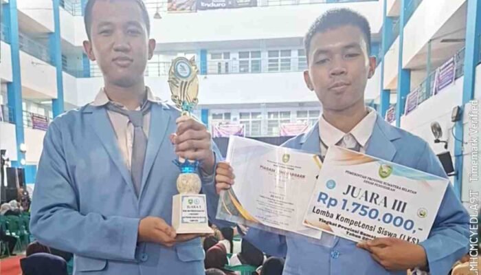SMKN 1 OKU Tembus Tiga Besar Lomba Kompetensi Siber Sumatra Selatan