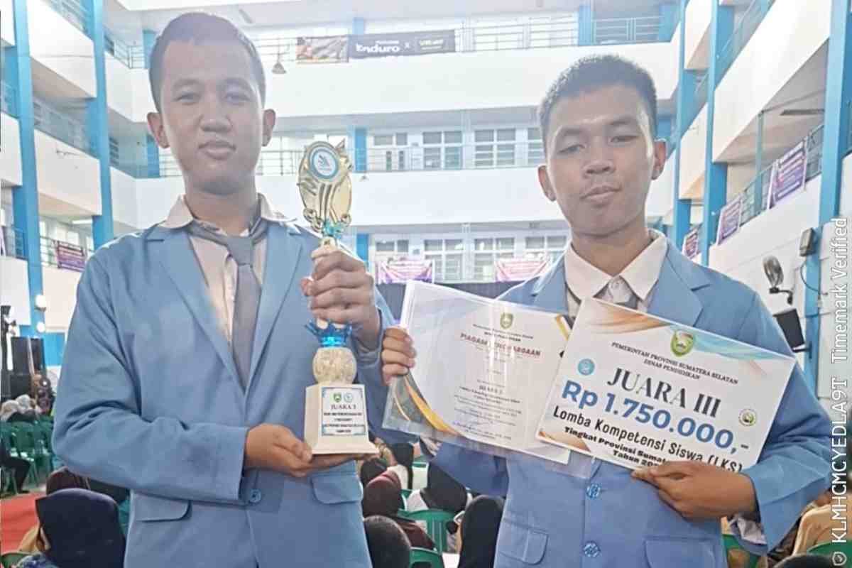 SMKN 1 OKU Tembus Tiga Besar Lomba Kompetensi Siber Sumatra Selatan