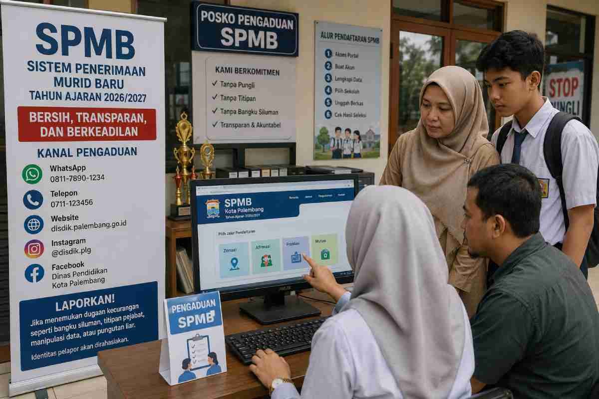 Sapu Bersih Bangku Siluman dan Titipan Pejabat, Pemkot Palembang Buka Kanal Aduan Siswa Baru