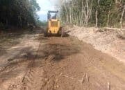 Satgas TMMD Kodim 0402 OKI Targetkan Pembukaan Jalan Segera Rampung Setelah Capai Progres Delapan Puluh Lima Persen