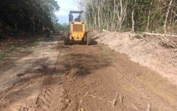 Satgas TMMD Kodim 0402 OKI Targetkan Pembukaan Jalan Segera Rampung Setelah Capai Progres Delapan Puluh Lima Persen