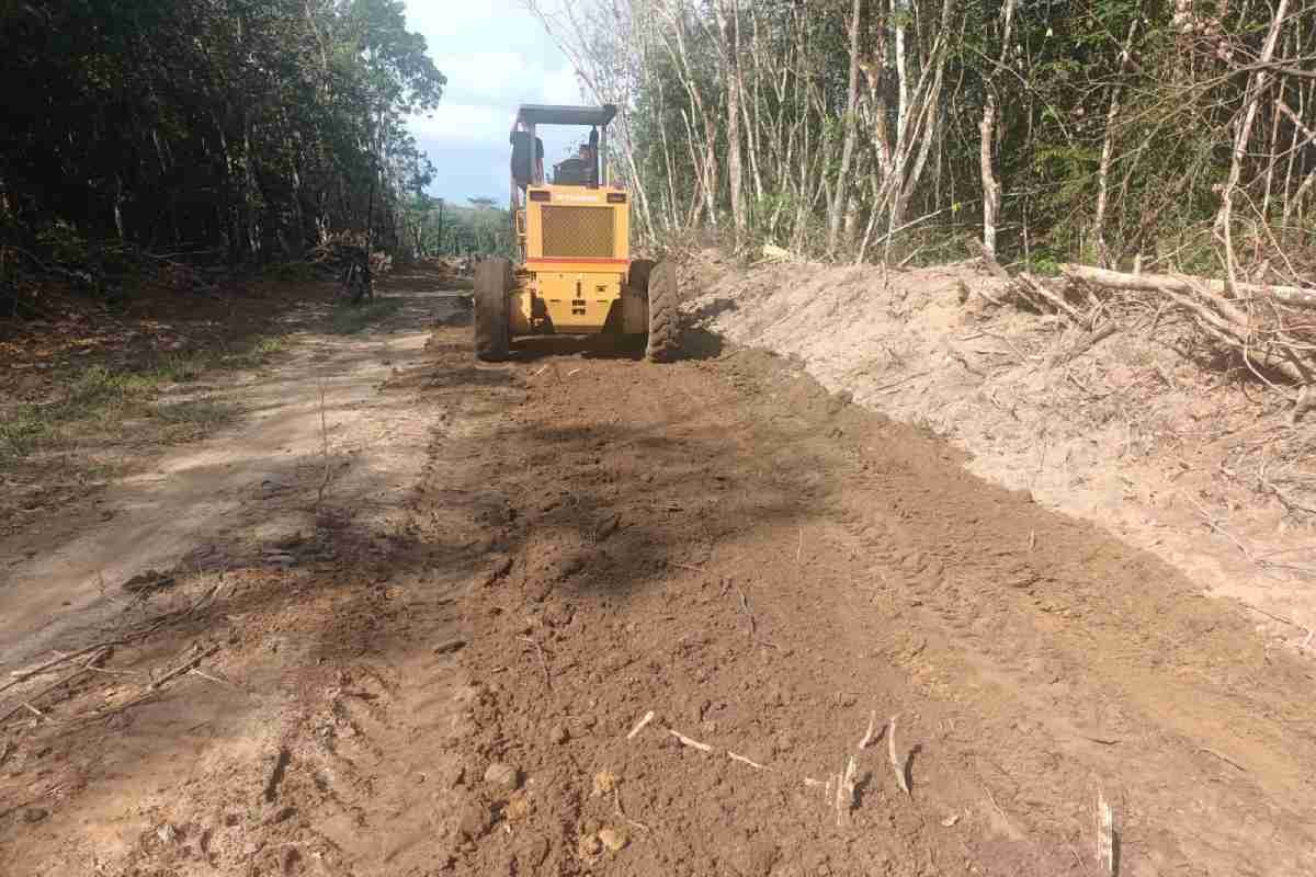 Satgas TMMD Kodim 0402 OKI Targetkan Pembukaan Jalan Segera Rampung Setelah Capai Progres Delapan Puluh Lima Persen