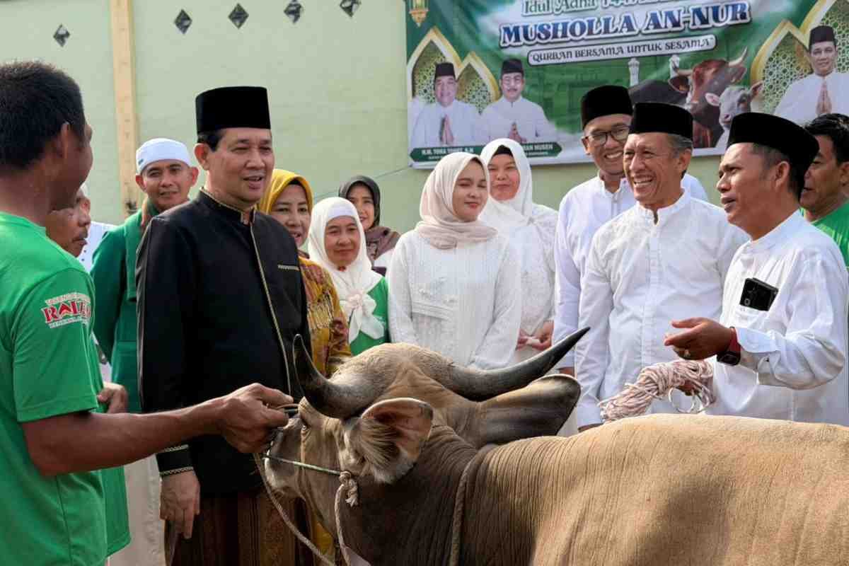 Sekda Muba Syafaruddin Ajak Warga Lumpatan II Jadikan Spirit Kurban Energi Pembangunan