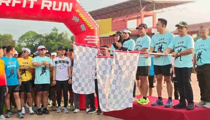 Sinergi Pemkab Muba dan Polri Pacu Gaya Hidup Sehat melalui Bhayangkara Fun Run 2026