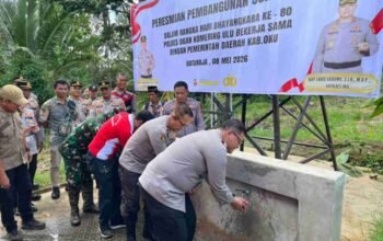 Sumur Bor Polres OKU Menjawab Dahaga Warga di Pinggiran Lintas Sumatera