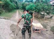 TMMD Ke-128, Kodim 0402/OKI Tegakkan Dinding Kemanusiaan di Pematang Sukatani