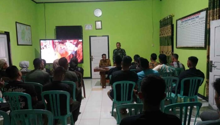 TMMD OKI Dorong Diversifikasi Ekonomi Warga Mesuji Makmur Lewat Sektor Peternakan