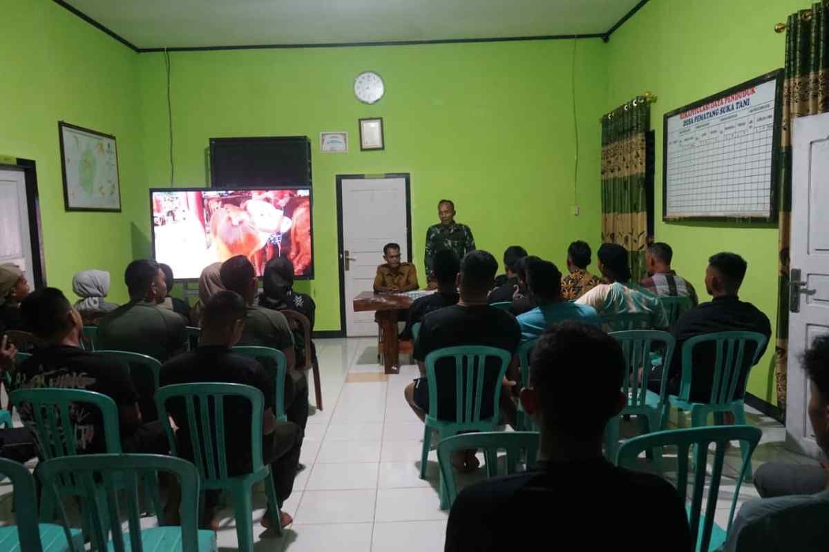 TMMD OKI Dorong Diversifikasi Ekonomi Warga Mesuji Makmur Lewat Sektor Peternakan