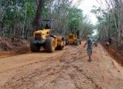 TMMD OKI Tuntaskan Akses Jalan Logistik Perkebunan Mesuji Makmur