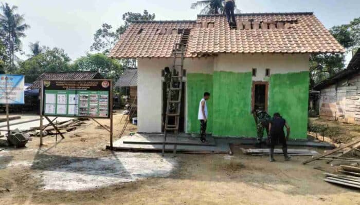 TMMD Ogan Komering Ilir Percepat Penataan Rumah Layak Huni di Mesuji Makmur