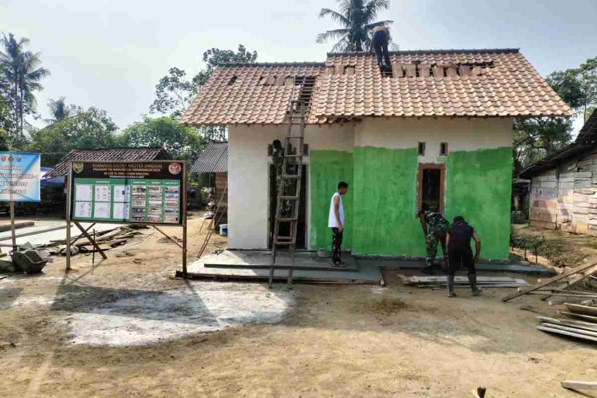 TMMD Ogan Komering Ilir Percepat Penataan Rumah Layak Huni di Mesuji Makmur