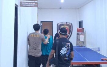Sebulan Buron, Tahanan Narkoba Kejari OKU Tertangkap Bersama Istrinya di Penginapan Indralaya