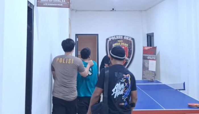 Sebulan Buron, Tahanan Narkoba Kejari OKU Tertangkap Bersama Istrinya di Penginapan Indralaya