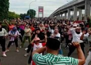Viral di Media Sosial, Koridor CFD Ampera–Jakabaring Makin Dipadati Warga Palembang