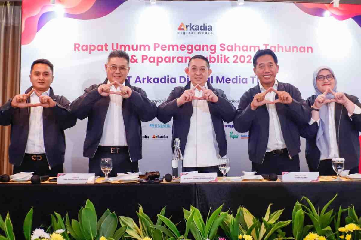 Arkadia Digital Media Bukukan Kenaikan Laba Bersih 45,1 Persen dan Pacu Inovasi AI