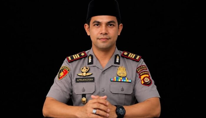Di Balik Seragam Tegas AKP Apriansyah: Merajut Rasa Aman Lewat Pendekatan Humanis di Keluang