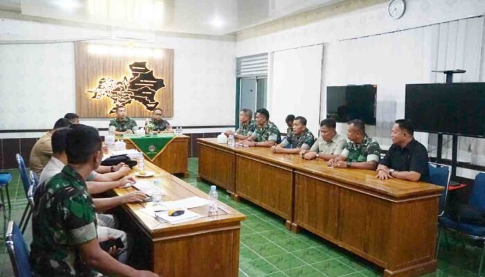 Genjot Akuntabilitas Anggaran, Tim Dalprog Korem 044 Gapo Evaluasi Kodim 0402 OKI