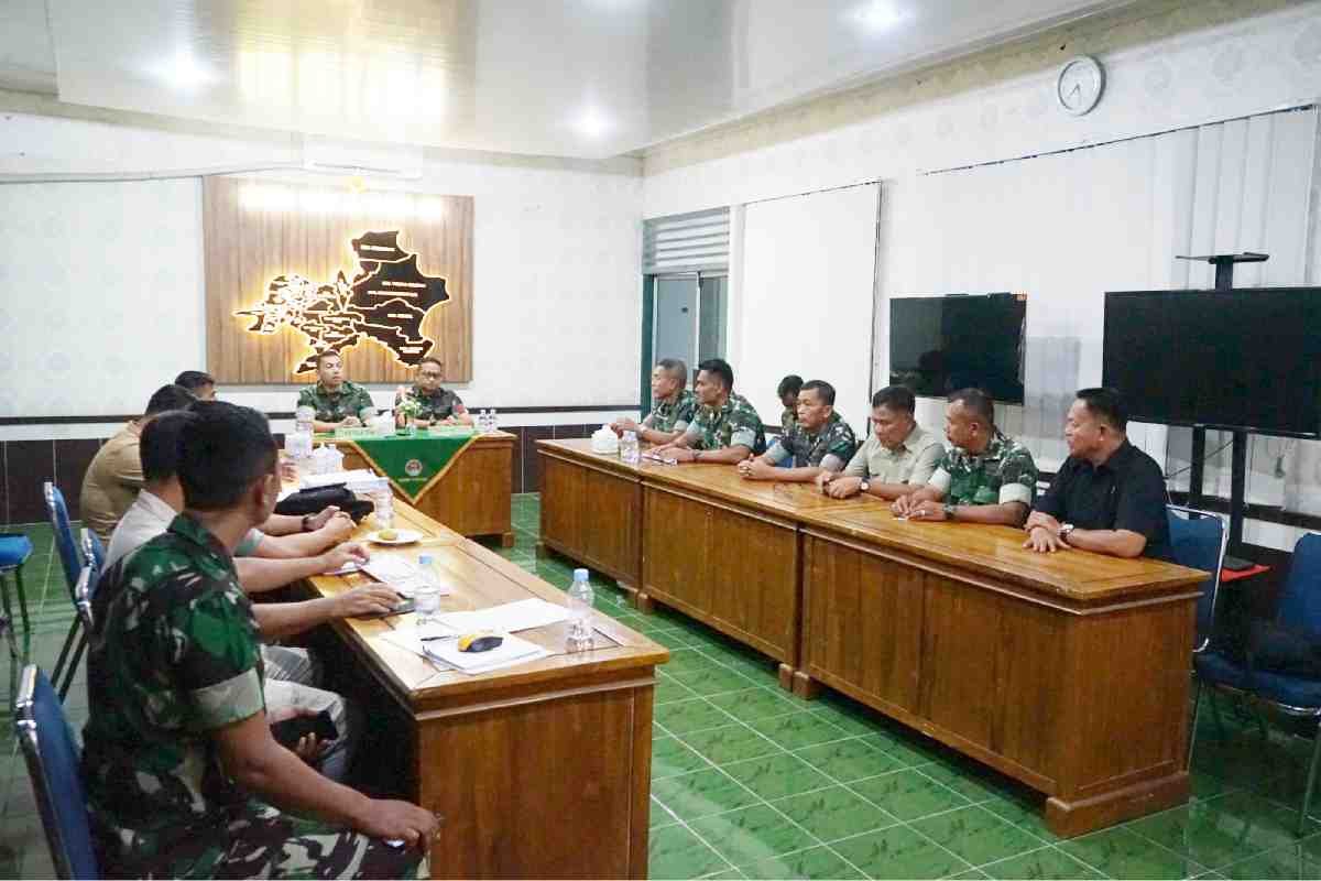 Genjot Akuntabilitas Anggaran, Tim Dalprog Korem 044 Gapo Evaluasi Kodim 0402 OKI