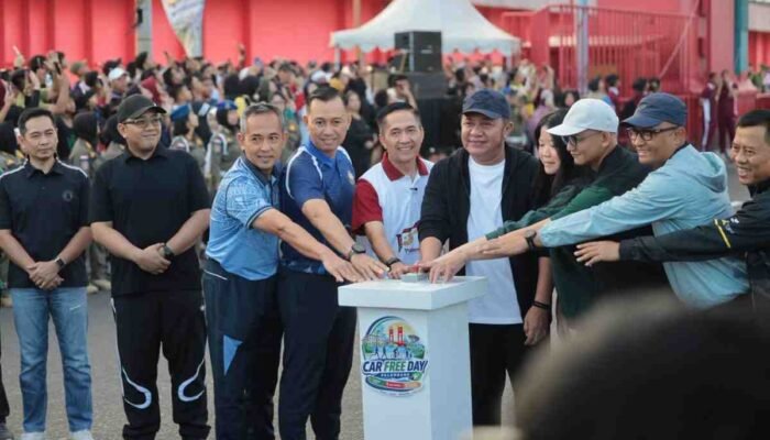Gubernur Herman Deru Resmi Luncurkan Car Free Day di Jembatan Ampera untuk Hidupkan Ekonomi Kreatif