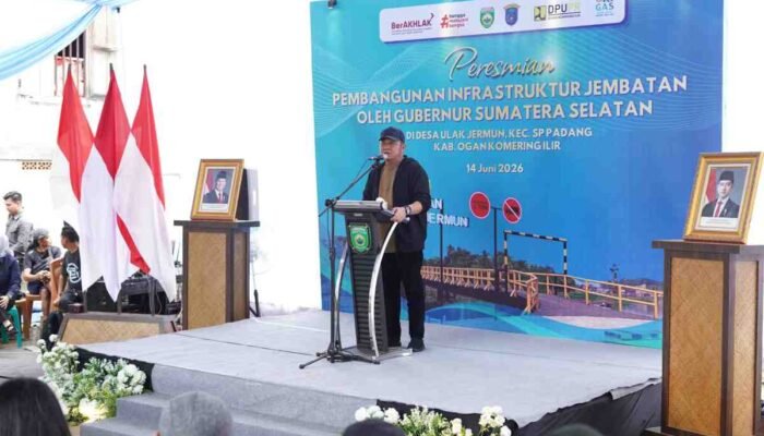 Gubernur Herman Deru Resmikan Empat Jembatan Strategis untuk Percepat Akses Wilayah di Ogan Komering Ilir