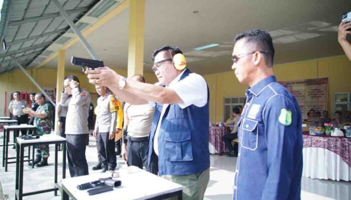 Hadiri Lomba Menembak HUT Bhayangkara, Bupati Muba Tekankan Sinergi Lintas Sektor