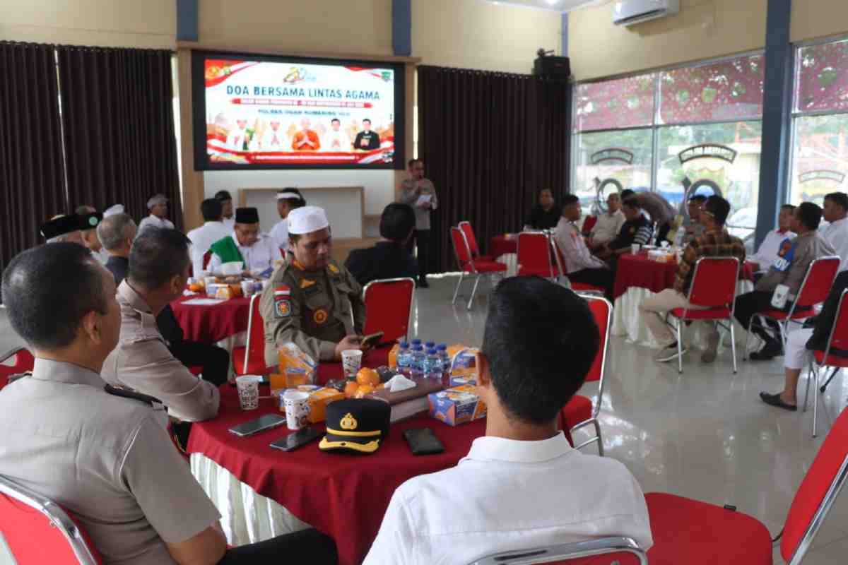 Hari Bhayangkara ke-80, Polres OKU Gelar Doa Bersama Lintas Agama
