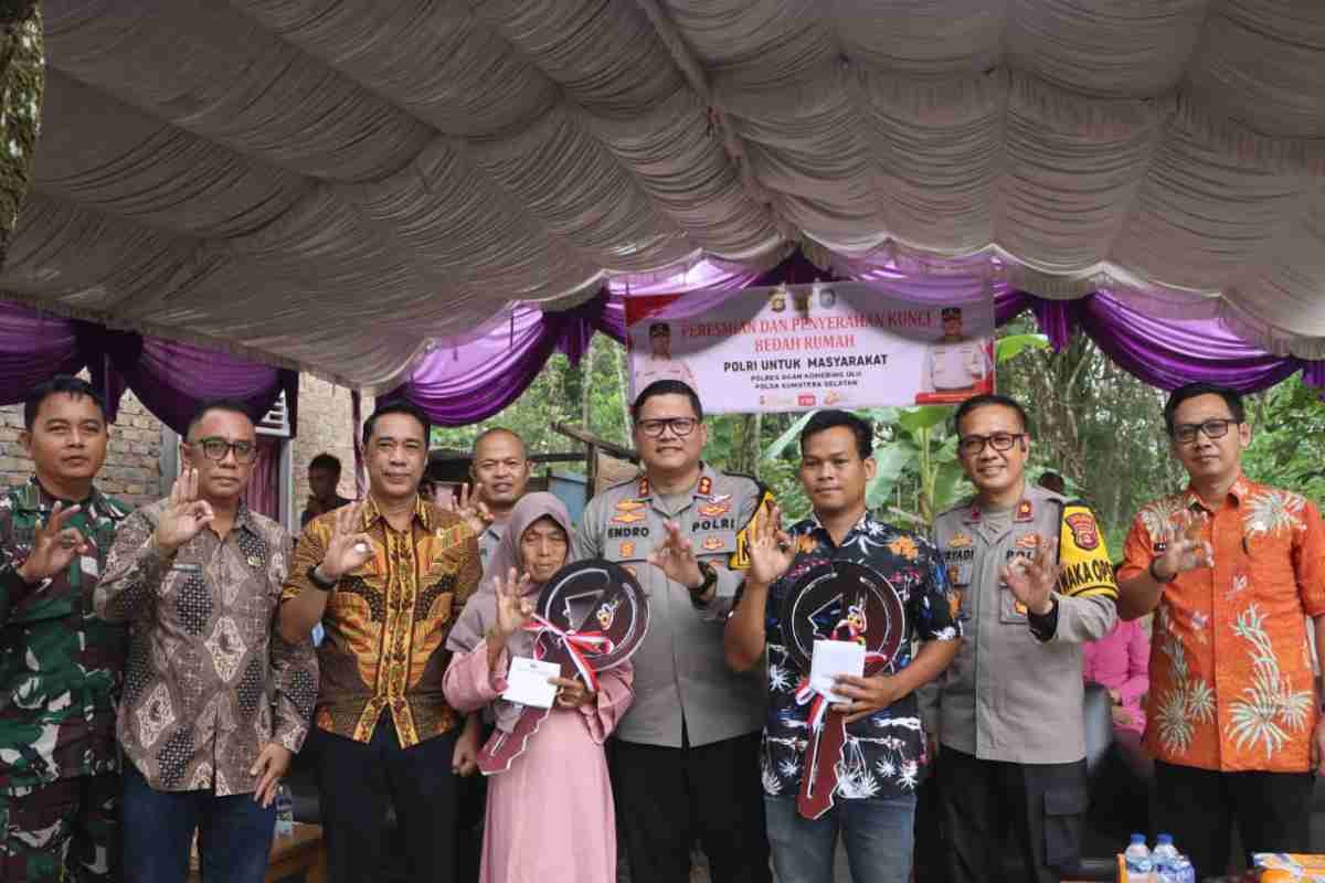 Hari Bhayangkara ke-80, Polres OKU Hadirkan Hunian Layak bagi Warga Kurang Mampu