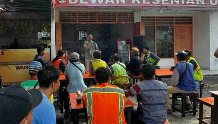 Inovasi Pelayanan Polres OKU Lewat Secangkir Kopi Bersama Komunitas Ojek Daring