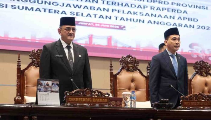 Kawal Raperda APBD 2025, Sekda dan Kepala OPD Sumsel Serap Masukan Fraksi DPRD