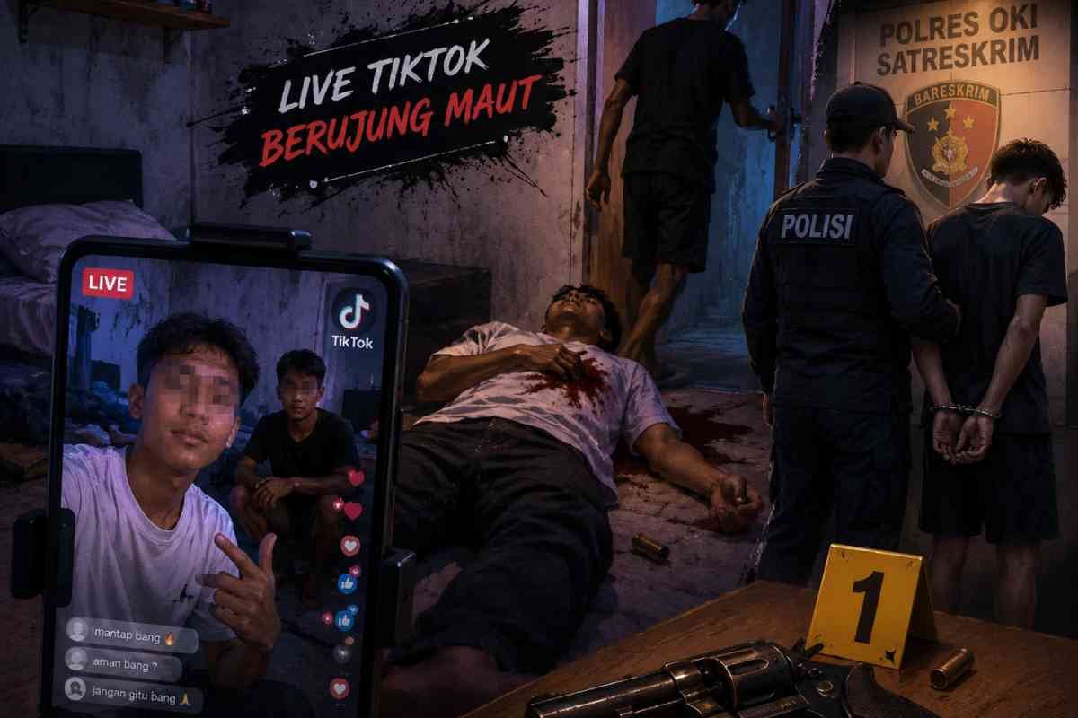 Live TikTok Berujung Maut di Ogan Komering Ilir