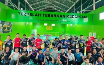 Memperingati Hari Bhayangkara, Polres OKU Selatan Membuka Ruang Komunikasi Kultural Lewat Olahraga Badminton