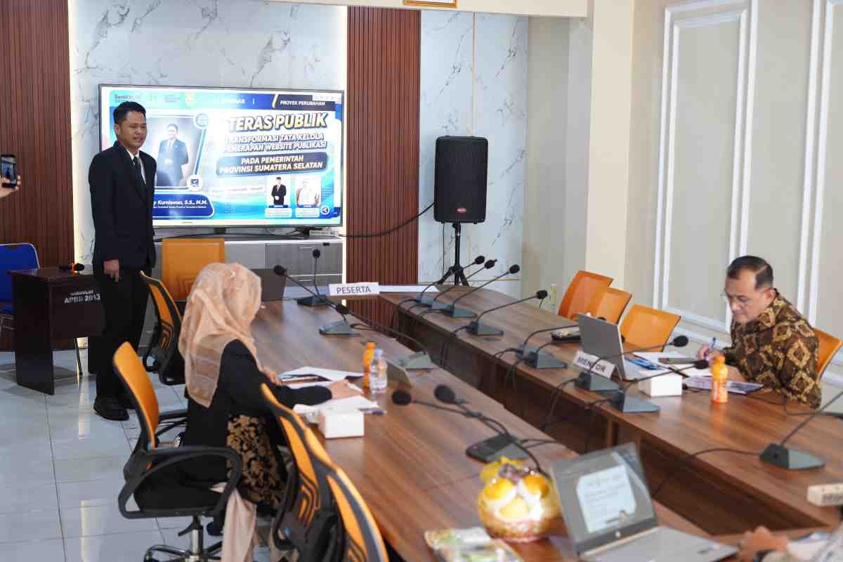 Menepis Sekat Informasi, Pemprov Sumsel Integrasikan Tata Kelola Website Publik