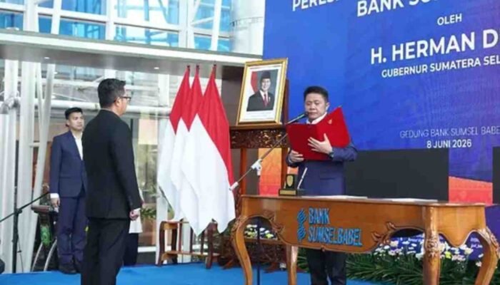 Muhamad Suryadi Resmi Nahkodai Bank Sumsel Babel, Gubernur Herman Deru Tekankan Misi Ekspansi Bisnis