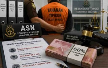 Oknum ASN Tersangka Korupsi Proyek PALI Tetap Terima Separuh Gaji