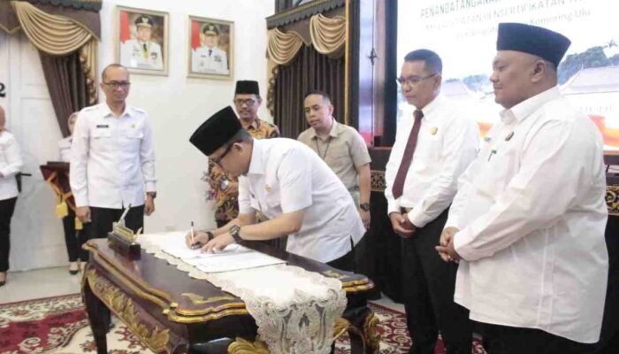 Pemkab OKU Gandeng Kejari dan BPN Percepat Sertifikasi Tanah Wakaf