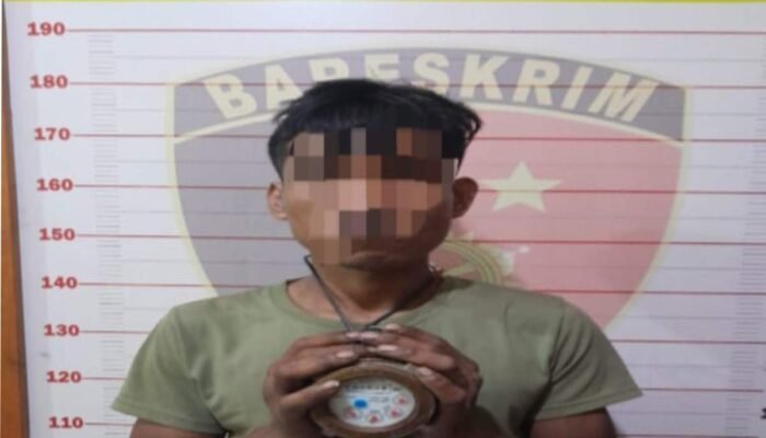 Pencuri Meteran Air di Baturaja Timur Ditangkap