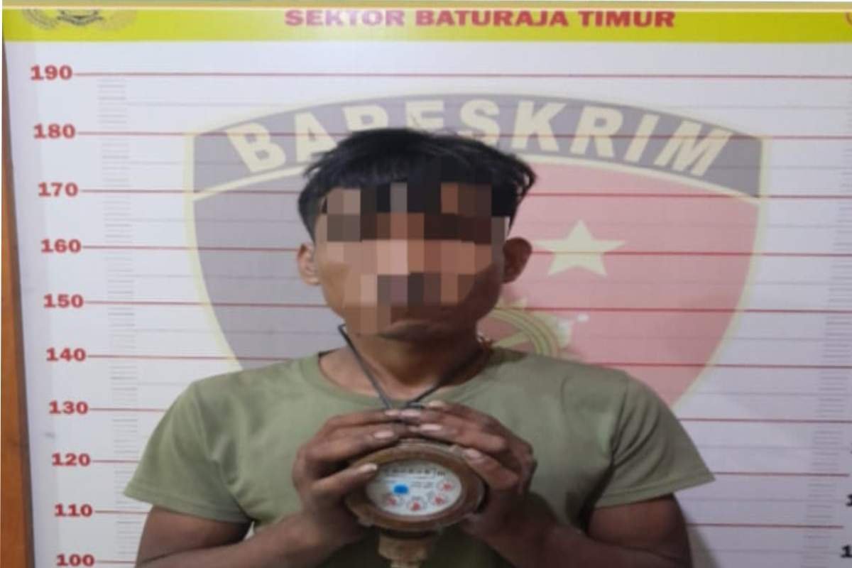 Pencuri Meteran Air di Baturaja Timur Ditangkap