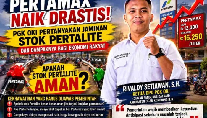 Pertamax Naik, PGK OKI Ingatkan Potensi Kelangkaan Pertalite di Sejumlah SPBU Daerah