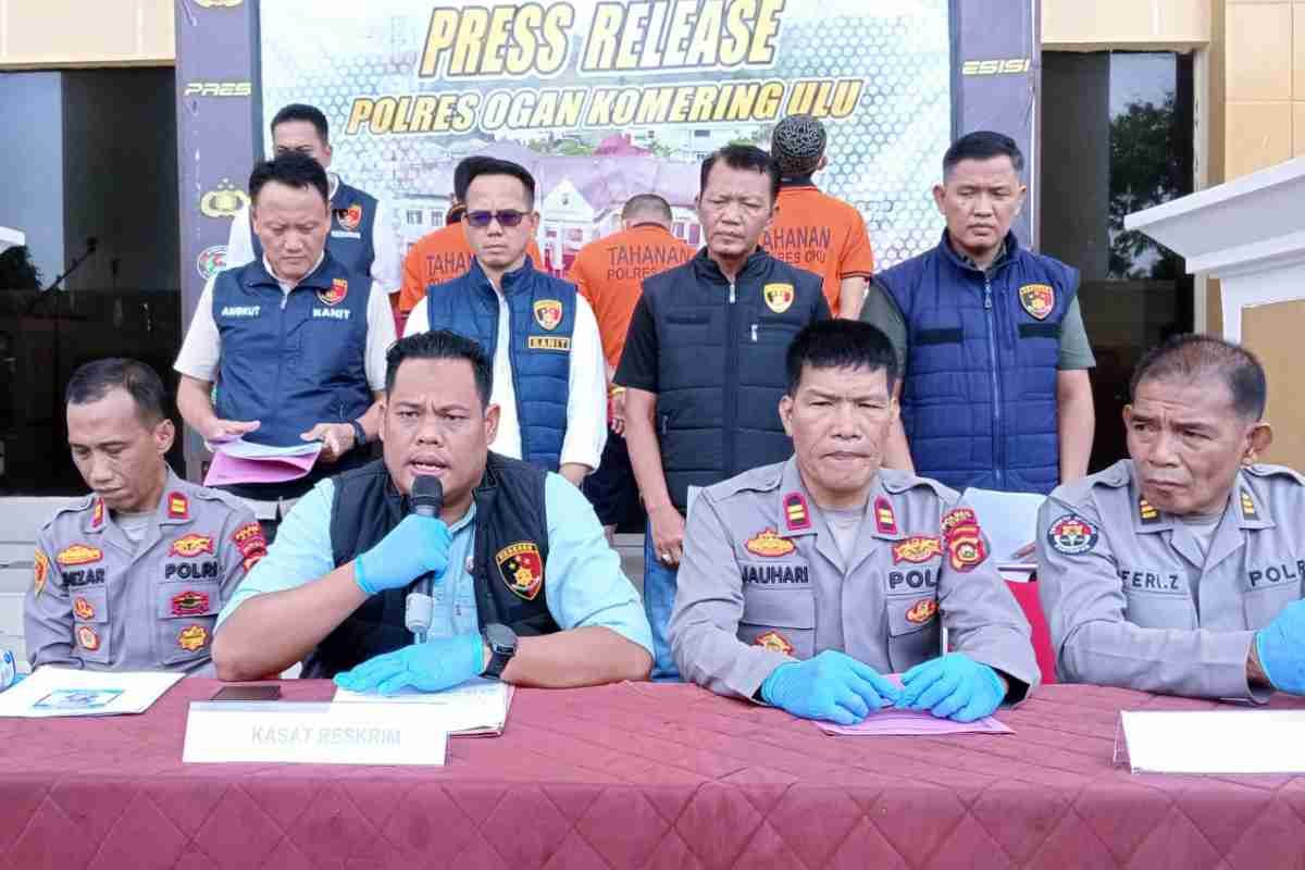 Polres OKU Tangkap Empat Pencuri dan Perketat Patroli Pedesaan