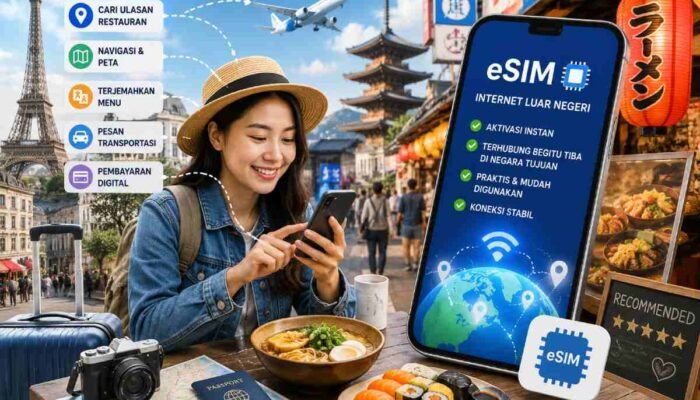 Rekomendasi Internet Luar Negeri Biar Kulineran Lancar, eSIM Jadi Opsi Praktis bagi Wisatawan