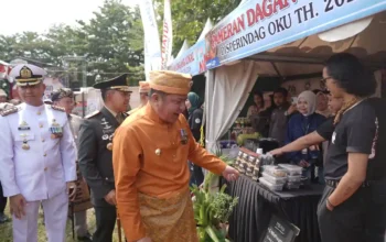 52 UMKM Ramaikan HUT OKU, Herman Deru: Jangan Punya Teknologi Tanpa Literasi