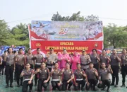 69 Personel Polres OKU Naik Pangkat, Diakhiri Tradisi Siraman Air Kembang